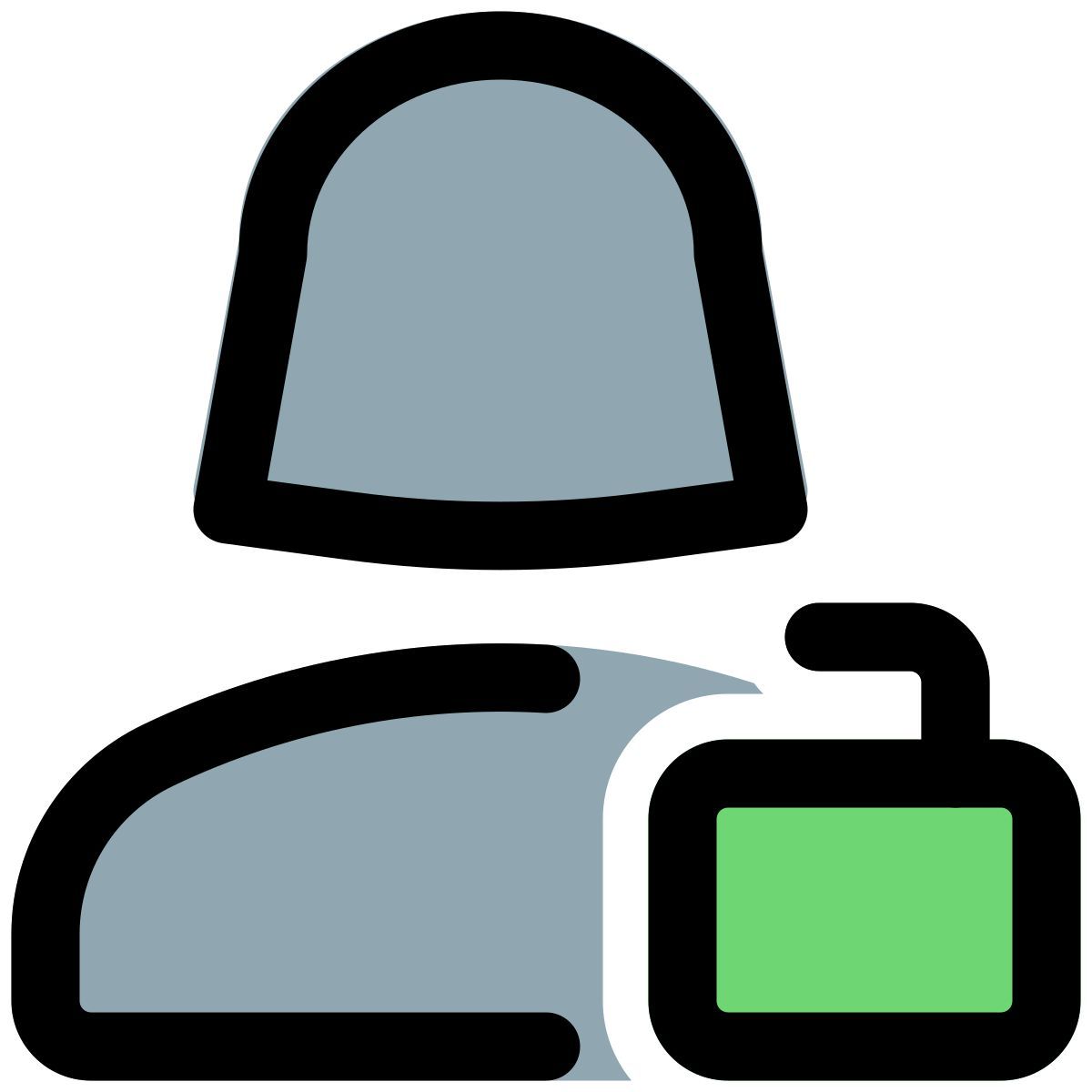 unlocking the access to the single female user list from web portal icon