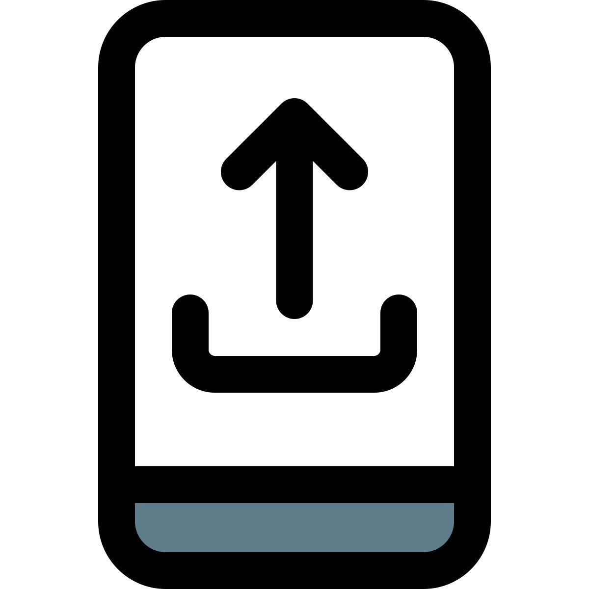 upload mobile data icon