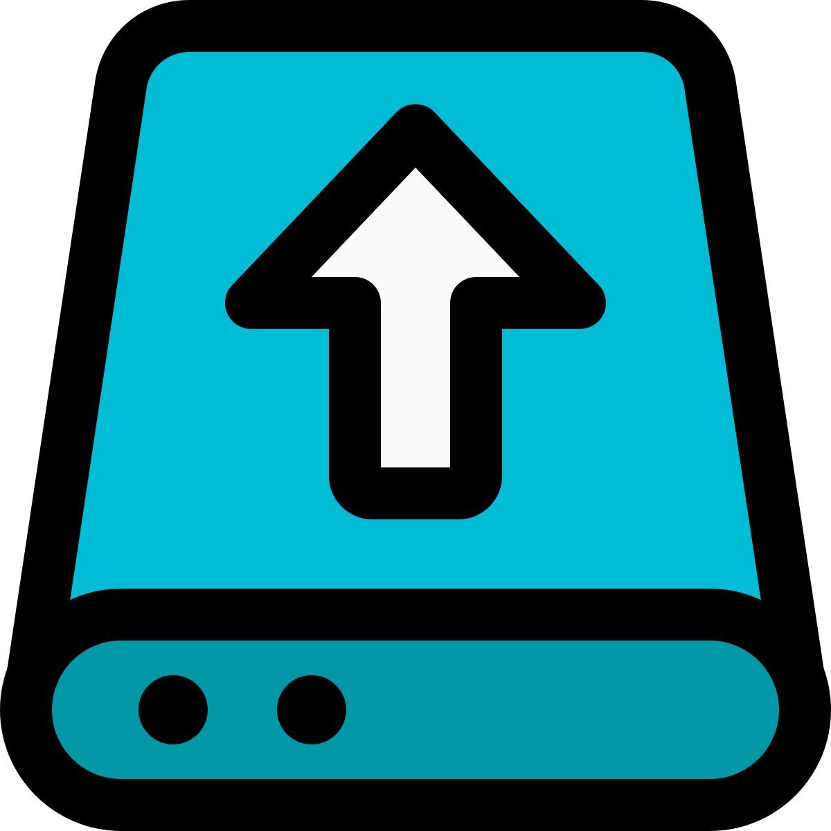 upload to hard drive icon