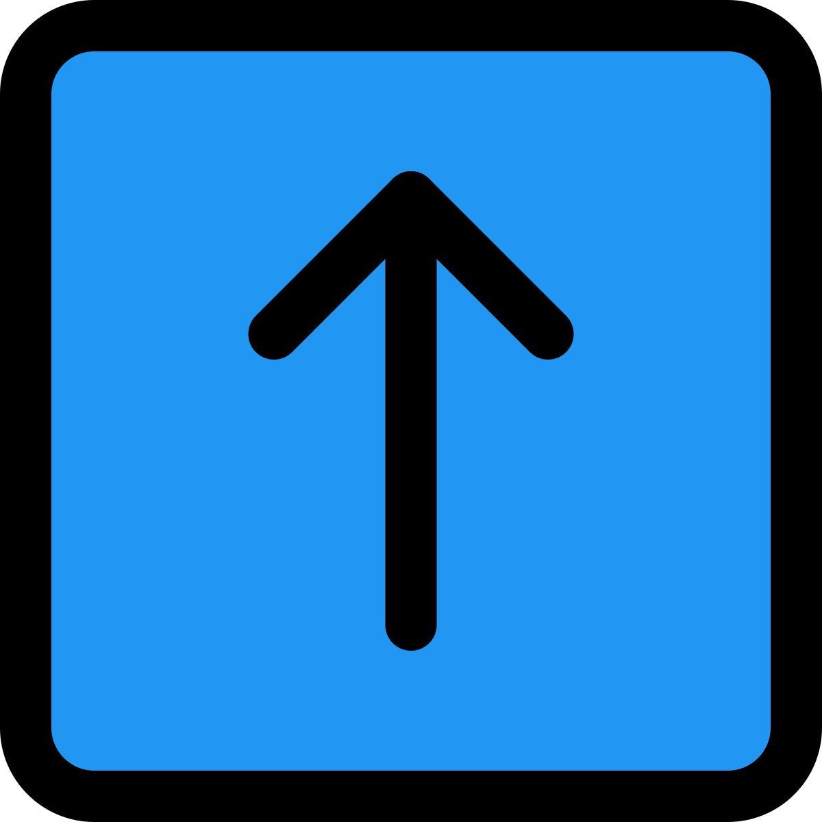 flecha hacia arriba icon