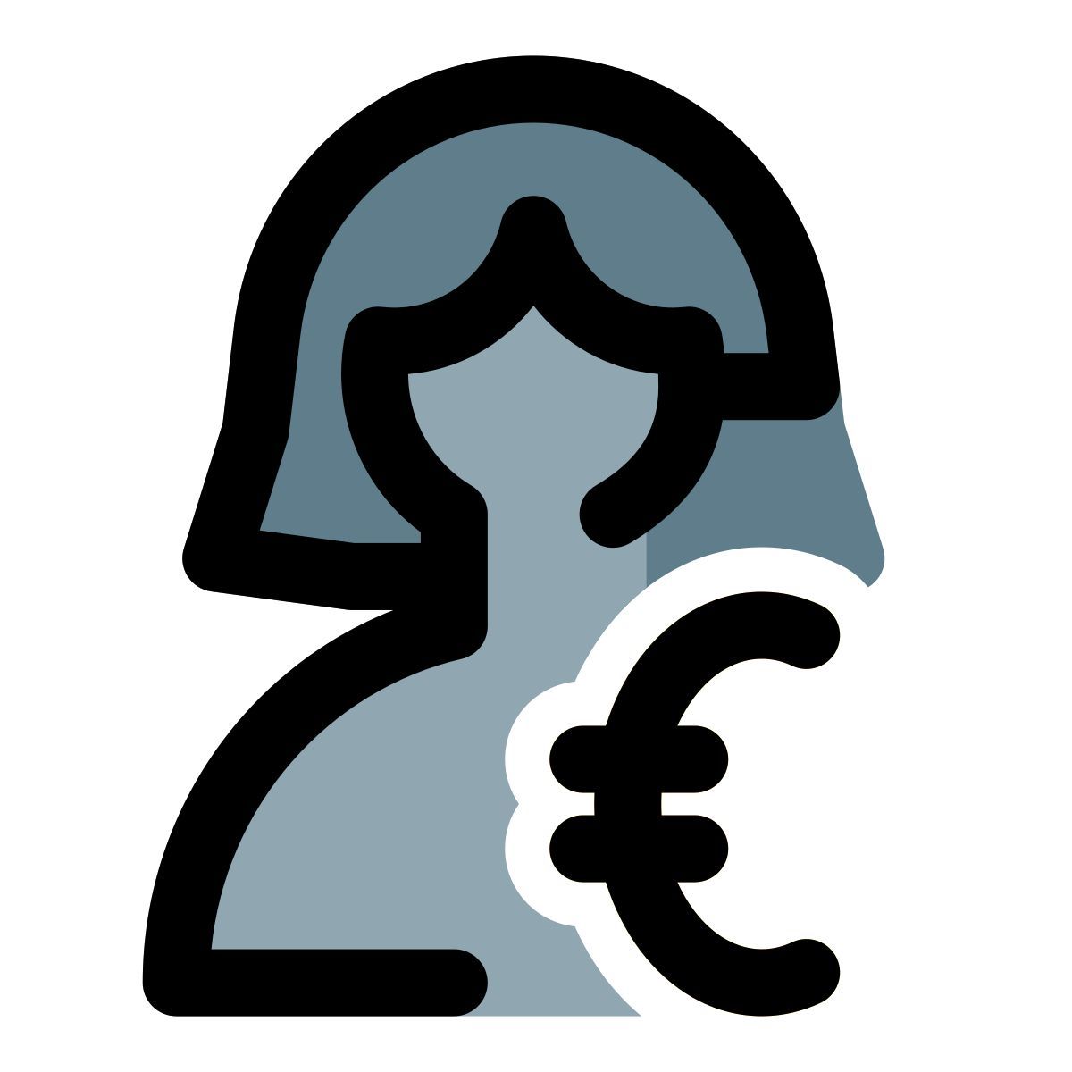 사용자 유로 icon