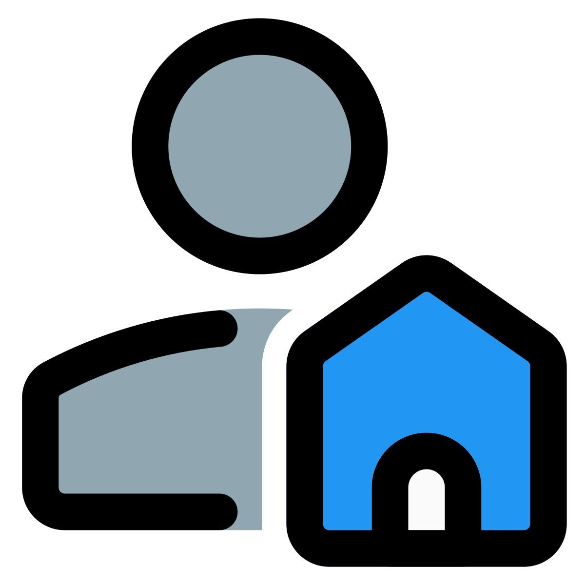 remote employee icon