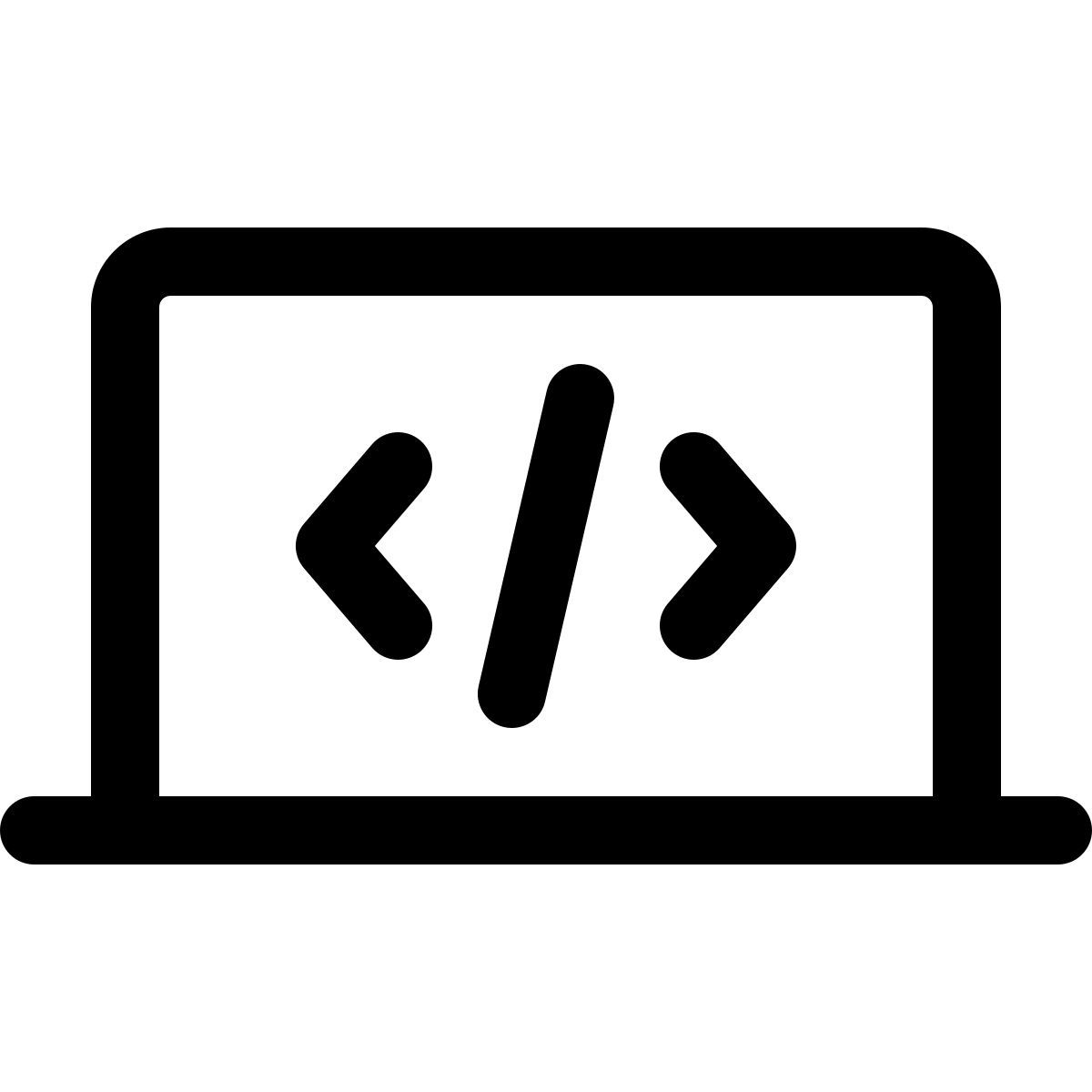 programming laptop icon