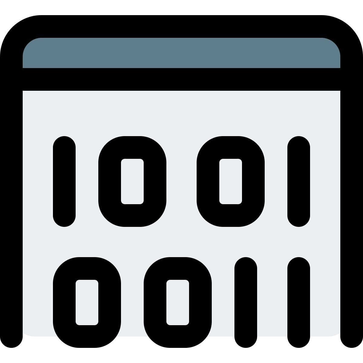 binary code icon