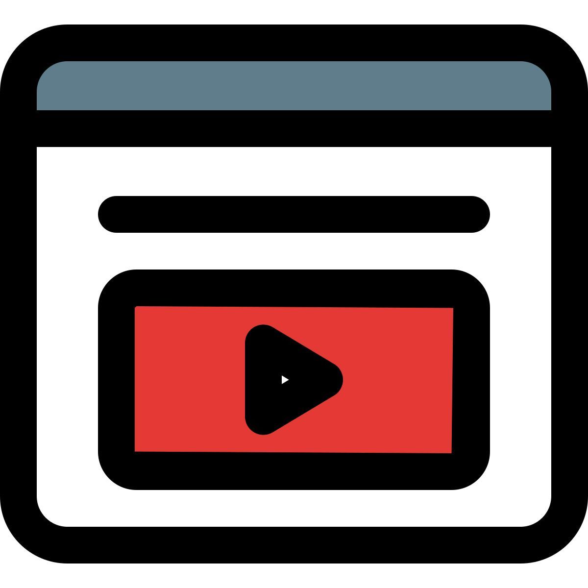 online video icon