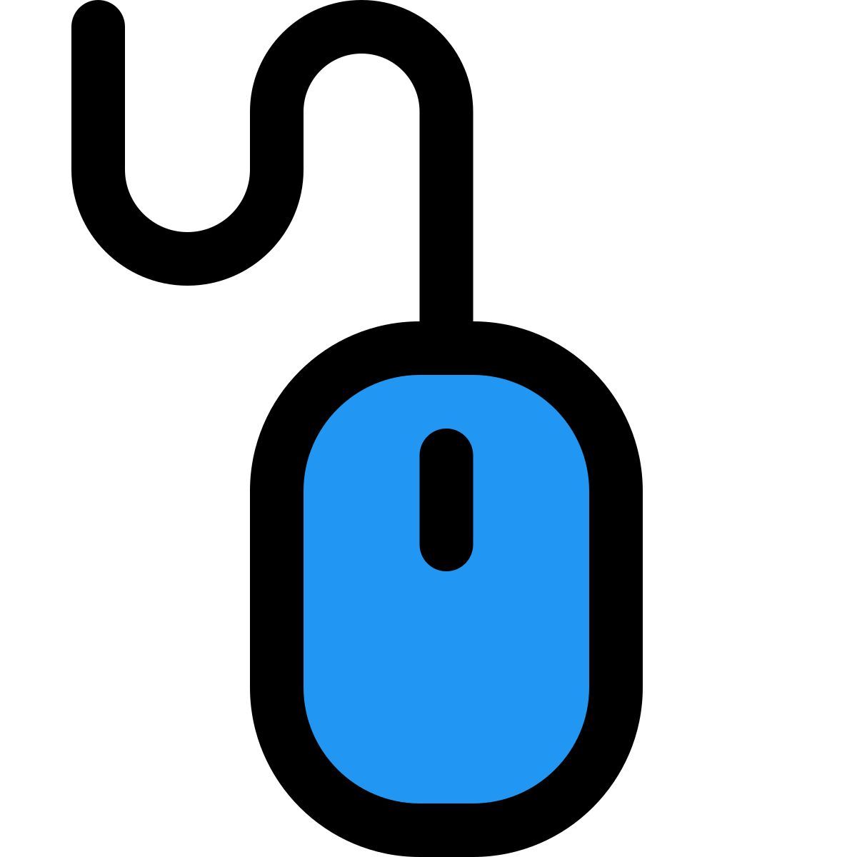 wired mouse icon