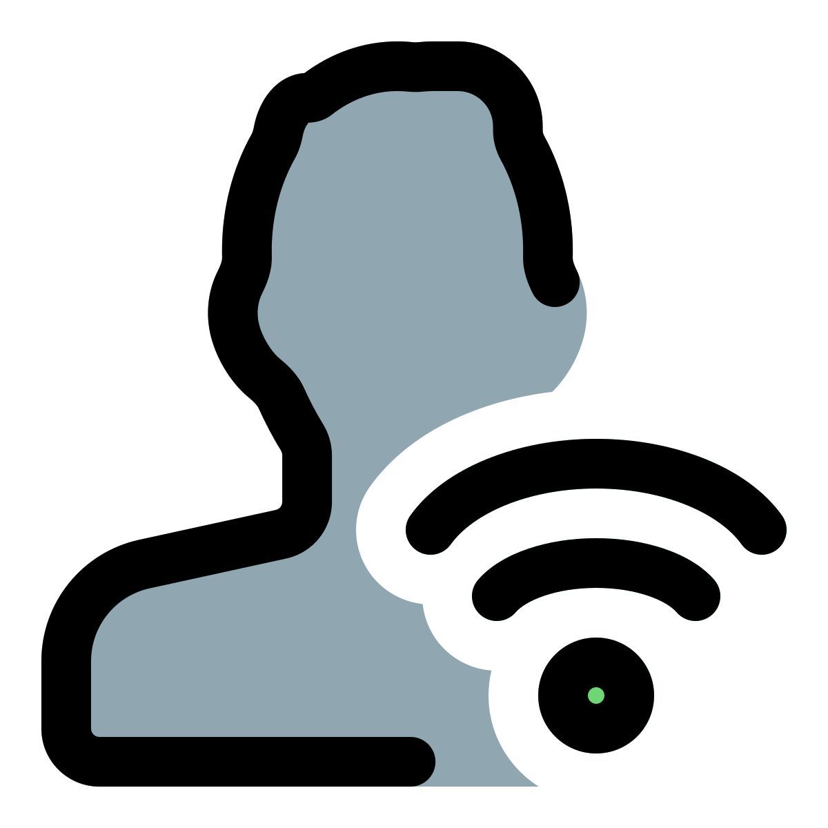 wi fi user icon