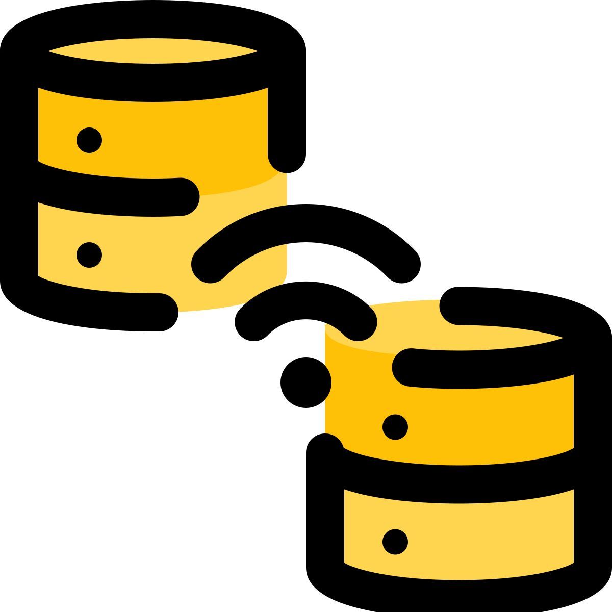 sincronización inalámbrica de bases de datos icon