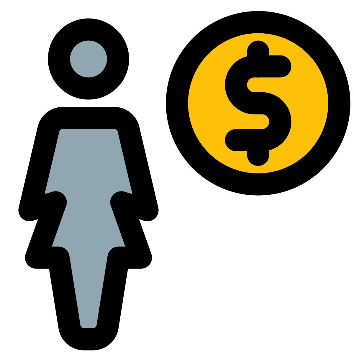 personal earnings icon