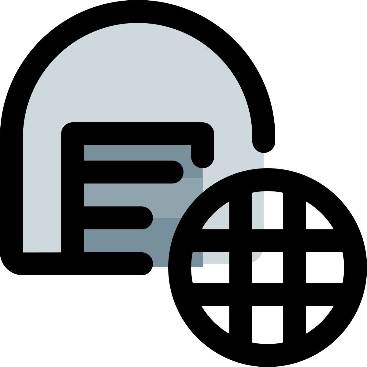 worldwide storage facility icon