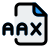 external aax-file-extension-is-file-format-associated-to-the-audible-enhanced-audiobook-audio-filled-tal-revivo icon