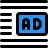 external ads-at-middle-right-side-line-in-various-article-published-online-advertising-filled-tal-revivo icon