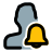 external alert-bell-notification-on-a-user-device-closeupman-filled-tal-revivo icon