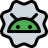 external android-humanoid-shape-badge-or-sticker-layout-development-filled-tal-revivo icon