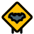 external animal-trespassing-logotype-on-a-square-box-traffic-filled-tal-revivo icon