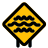 external big-waves-warning-on-a-sign-board-layout-traffic-filled-tal-revivo icon