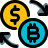 external bitcoin-to-dollar-exchange-rate-agency-symbol-crypto-filled-tal-revivo icon