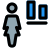 external button-alignment-of-a-word-document-for-an-businesswoman-to-adjust-fullsinglewoman-filled-tal-revivo icon