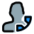 external calling-a-contact-for-services-and-other-works-closeupman-filled-tal-revivo icon