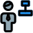 external center-alignment-of-a-word-document-for-an-businessman-to-adjust-full-filled-tal-revivo icon