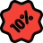 external clothing-store-discount-offer-of-about-ten-percent-badges-filled-tal-revivo icon