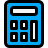 external digital-calculator-with-scientific-function-isolated-on-white-background-work-filled-tal-revivo icon