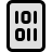 external file-contains-code-to-program-binary-file-system-programing-filled-tal-revivo icon