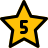 external five-star-rating-performance-isolated-on-white-background-rewards-filled-tal-revivo icon