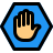 external hand-gesture-for-stop-or-blocked-layout-landing-filled-tal-revivo icon