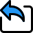 external mail-reply-arrow-for-email-and-messages-basic-filled-tal-revivo icon