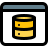 external online-database-on-a-web-browser-with-cloud-computing-support-database-filled-tal-revivo icon