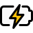 external phone-charging-indication-logotype-with-bolt-logotype-battery-filled-tal-revivo icon