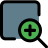external search-and-add-new-file-in-folder-text-filled-tal-revivo icon