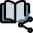 external share-a-digital-copy-of-an-e-book-library-filled-tal-revivo icon