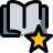 external starred-book-in-favorite-section-isolated-on-a-white-background-library-filled-tal-revivo icon
