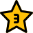 external three-star-rating-average-performance-isolated-on-white-background-rewards-filled-tal-revivo icon