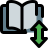 external up-and-down-arrow-isolated-on-a-white-background-library-filled-tal-revivo icon