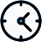 external wall-clock-to-see-periods-of-different-class-school-filled-tal-revivo icon