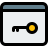 external web-browser-protected-with-authentication-key-logotype-web-filled-tal-revivo icon