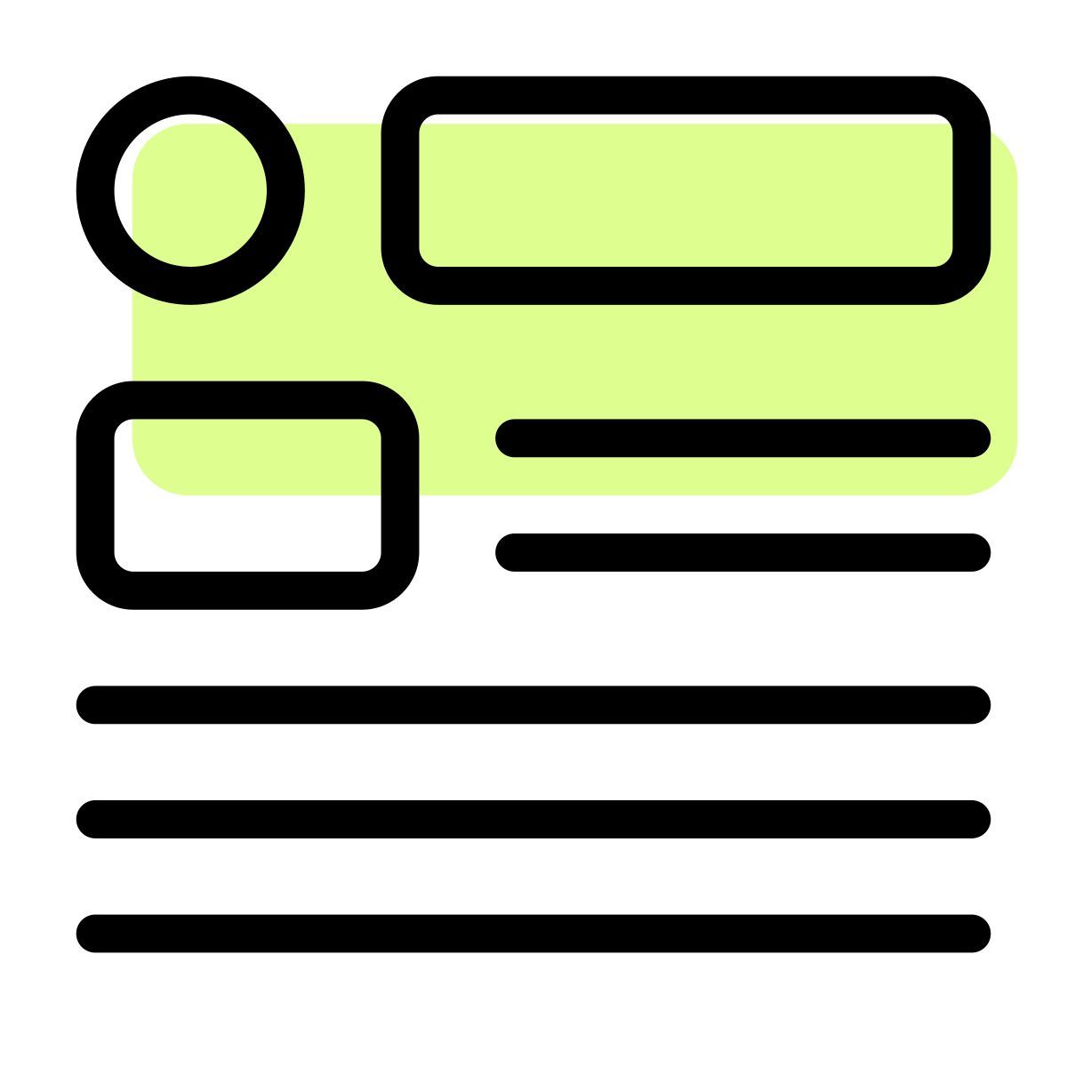 기사 레이아웃 icon