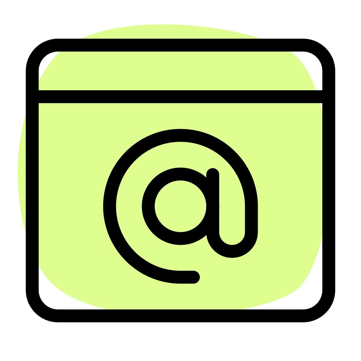 e mail tab icon