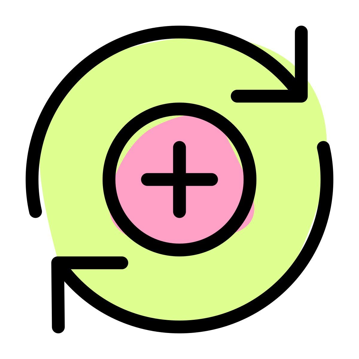 ajouter et synchroniser icon