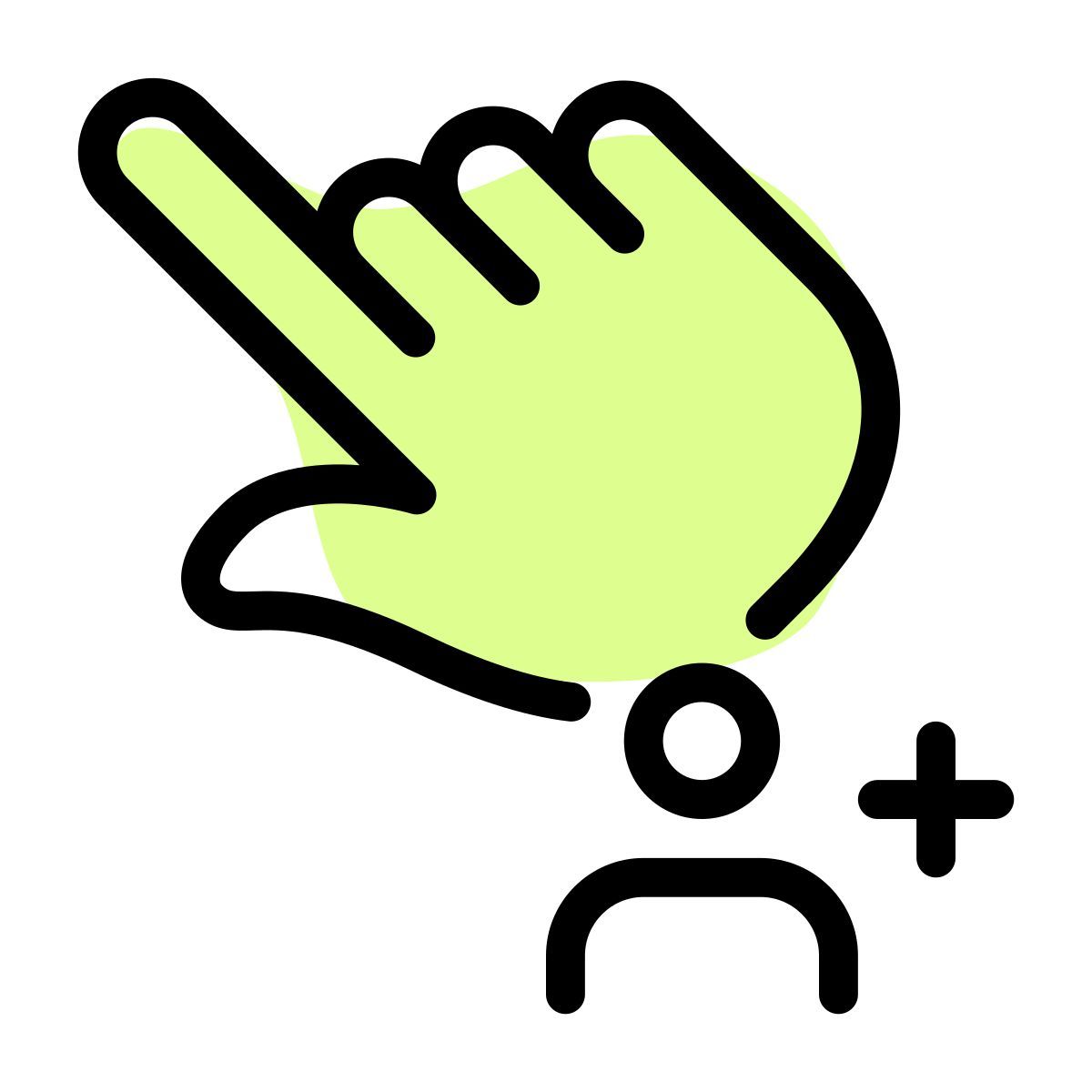 사용자 추가를 탭하세요 icon