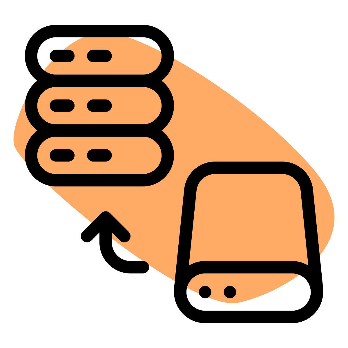 ajouter un stockage sur serveur icon