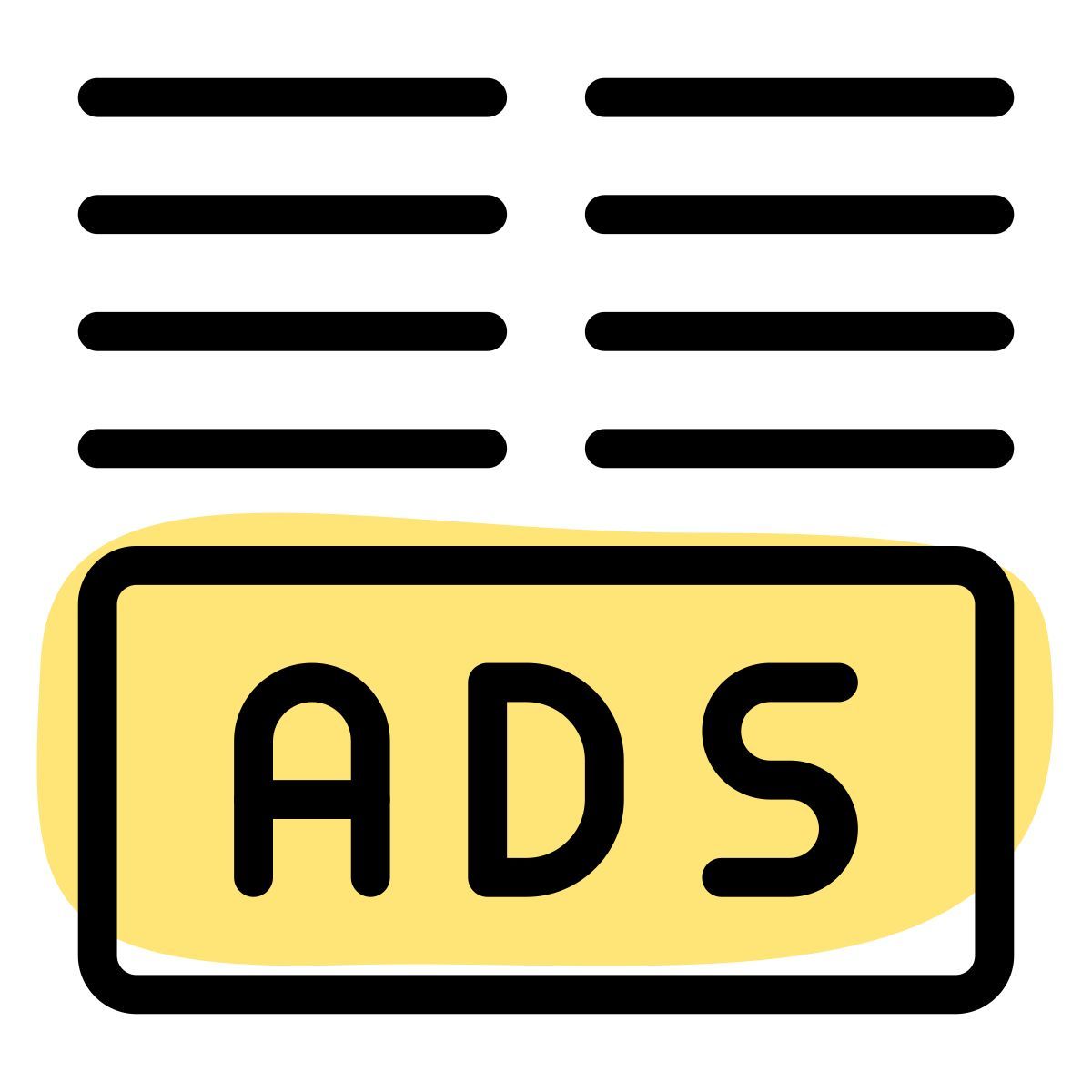 anuncio de media página icon