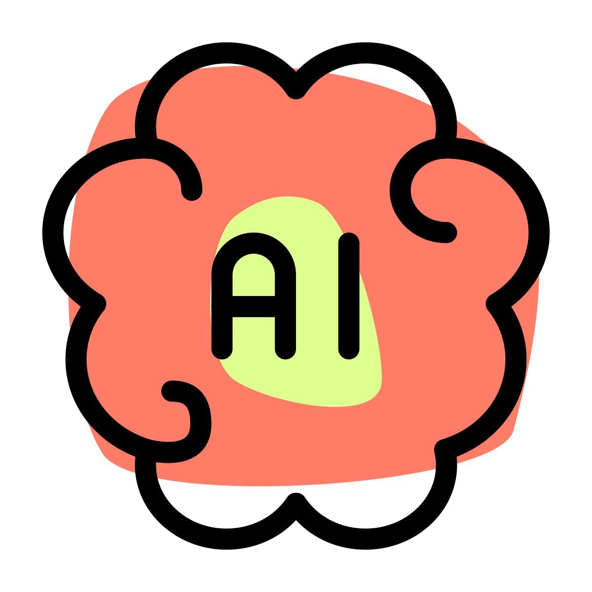 ai brain icon