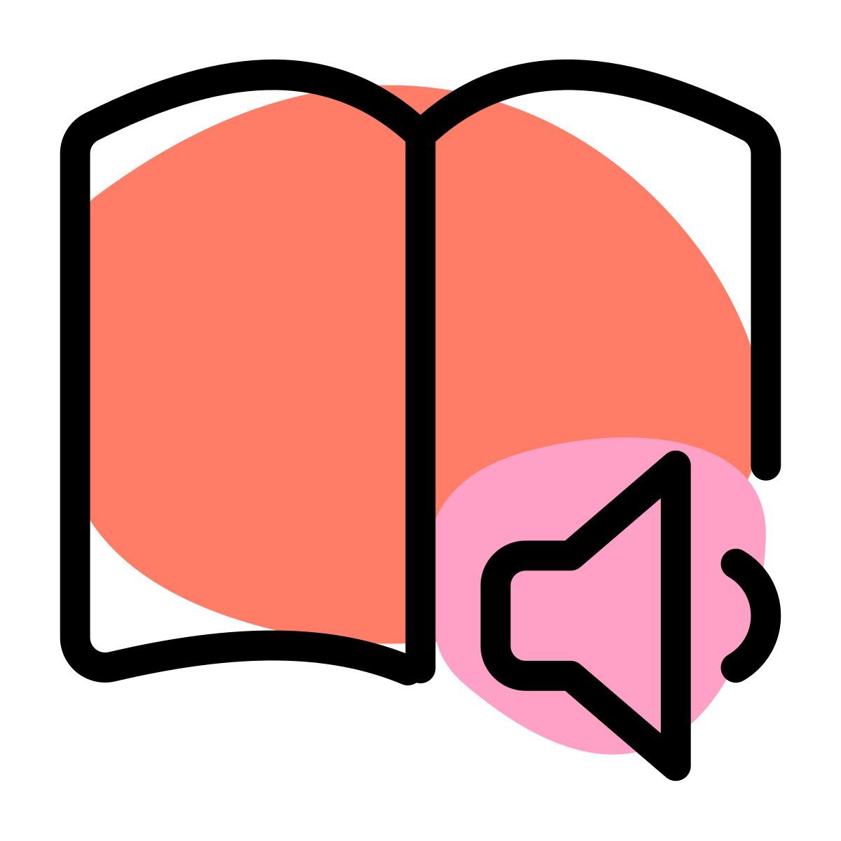 オーディオブックの音量 icon
