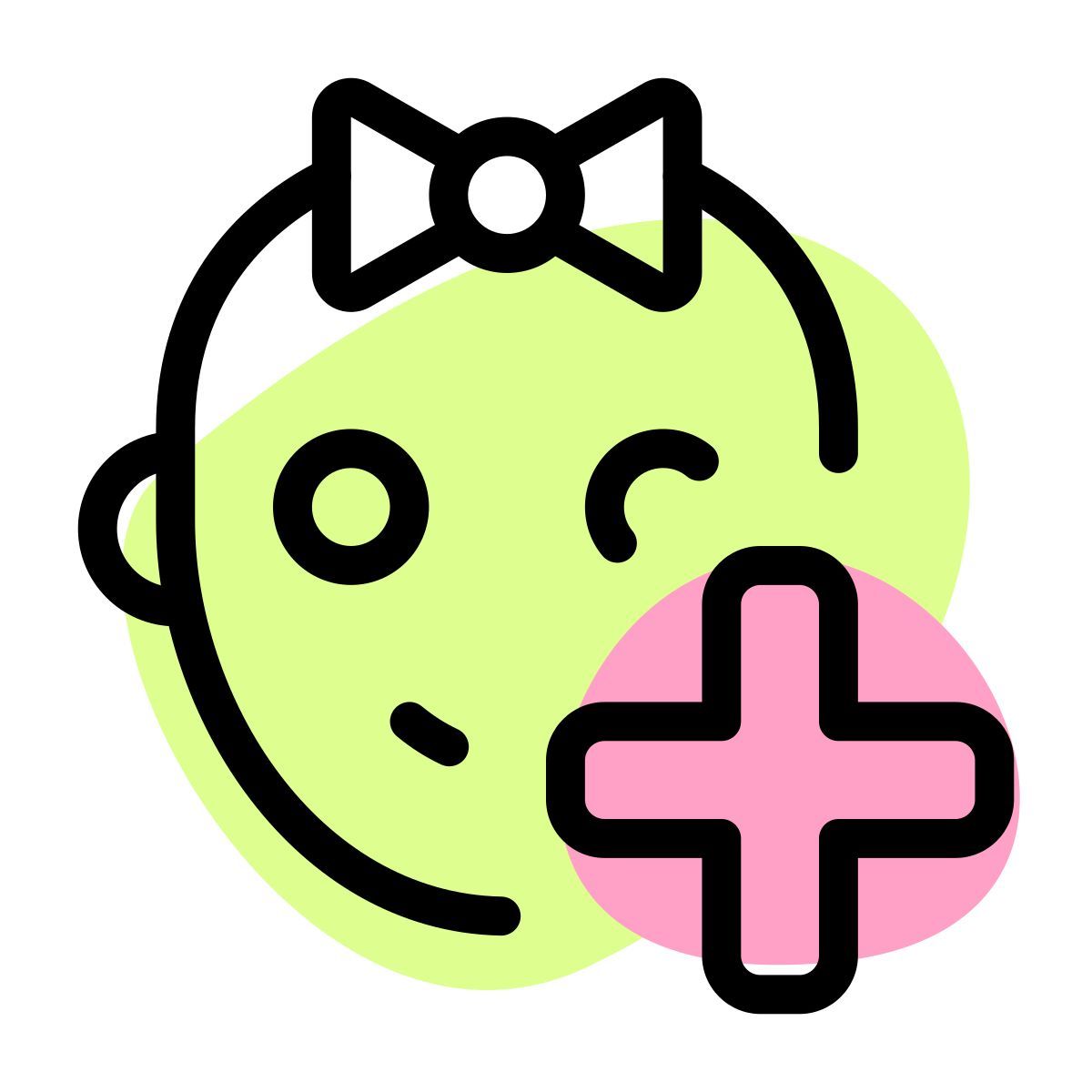 atención sanitaria infantil icon