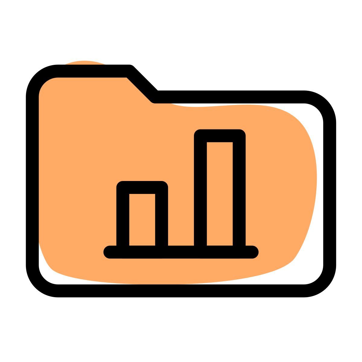 pasta de relatório icon