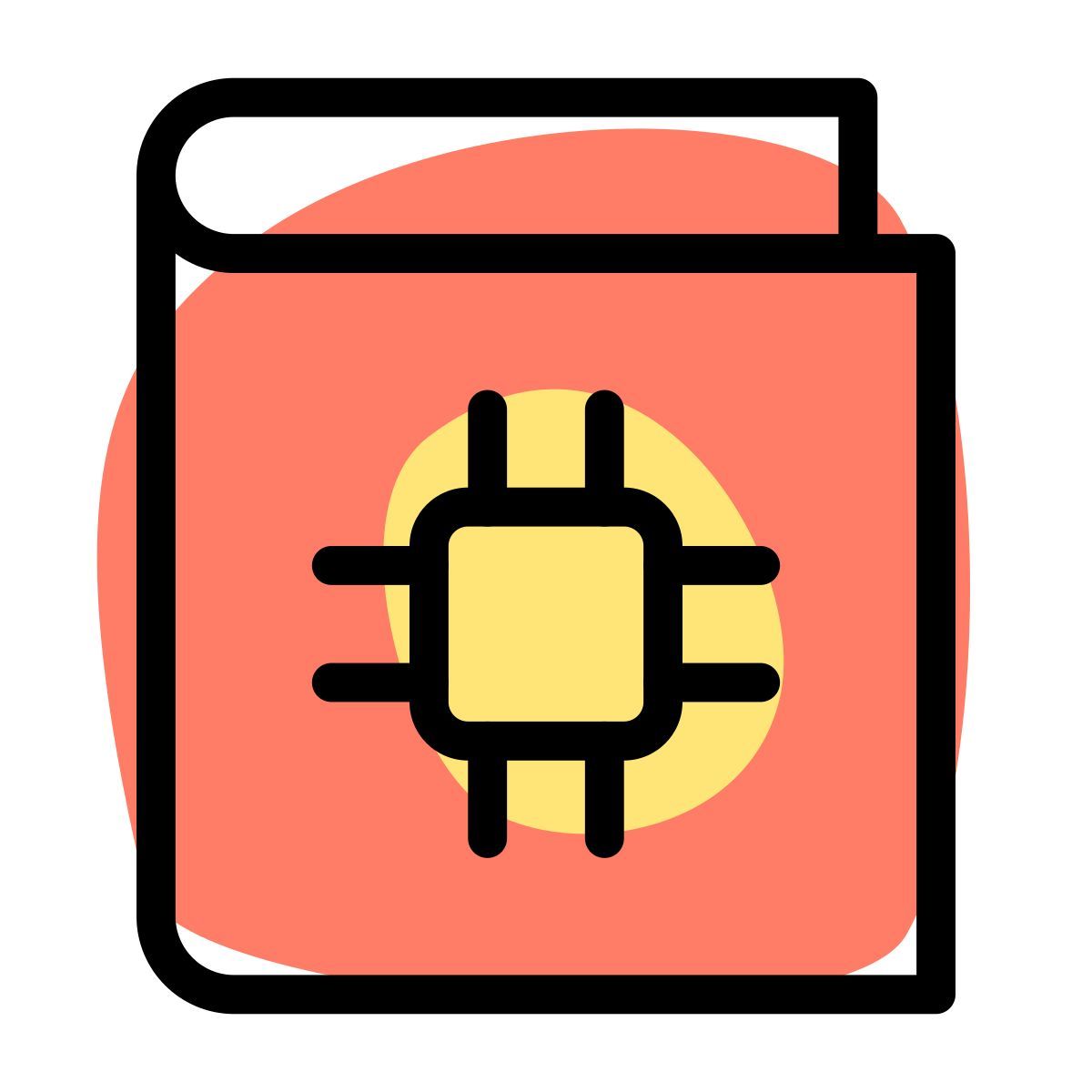 microprocessor book icon